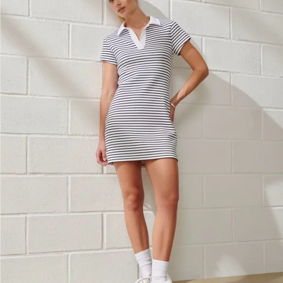 COPY - NWT-A&F YPB neoKNIT Unlined Polo Mini Dress - Picture 2 of 4